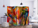 Room Separator Rainbow Waves II - colorful artistic patterns in abstract motif 133693 additionalThumb 2