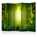 Folding Screen Forest Fairy II - green landscape of bamboo forest with bright light 133993