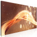 Canvas Art Print Ego (1-piece) Narrow - orange glow abstract wave 134493 additionalThumb 2