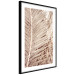 Wall Poster Beige Palm - composition of tropical palm leaves in golden hue 135293 additionalThumb 12