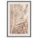 Wall Poster Beige Palm - composition of tropical palm leaves in golden hue 135293 additionalThumb 23