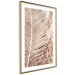 Wall Poster Beige Palm - composition of tropical palm leaves in golden hue 135293 additionalThumb 16