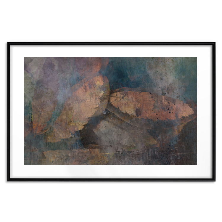 Wall Poster Copper Leaves - abstract and rusty texture with a leaf motif 135793 additionalImage 3