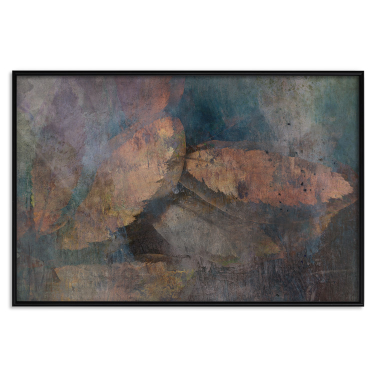 Wall Poster Copper Leaves - abstract and rusty texture with a leaf motif 135793 additionalImage 27