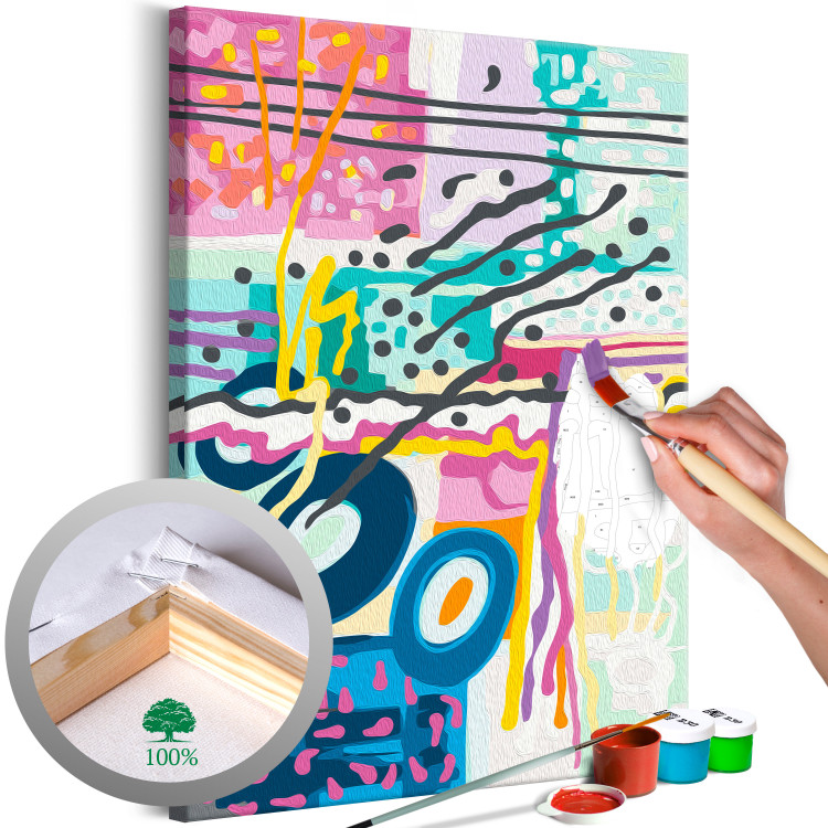 Paint by Number Kit Dancing Droplets 136493