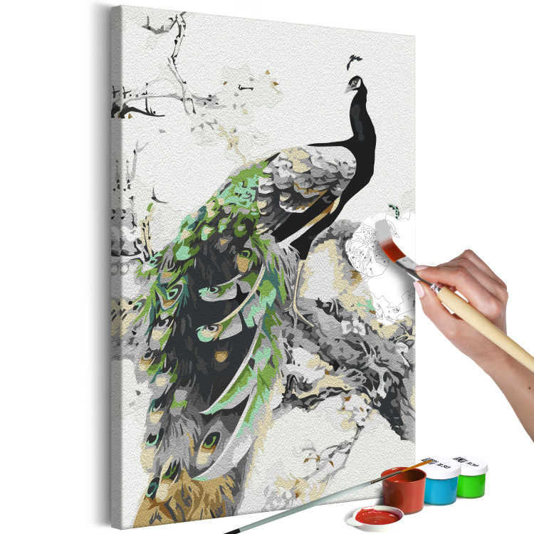 Paint by Number Kit Colorful Peacocks 142493 additionalImage 6