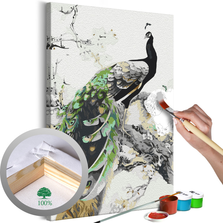Paint by Number Kit Colorful Peacocks 142493