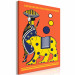 Paint by Number Kit Yellow Giant - Man Leading a Bear in an Asian Style 144093 additionalThumb 6