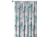 Decorative Curtain Leaves - composition in shades of green and purple 147293 additionalThumb 5