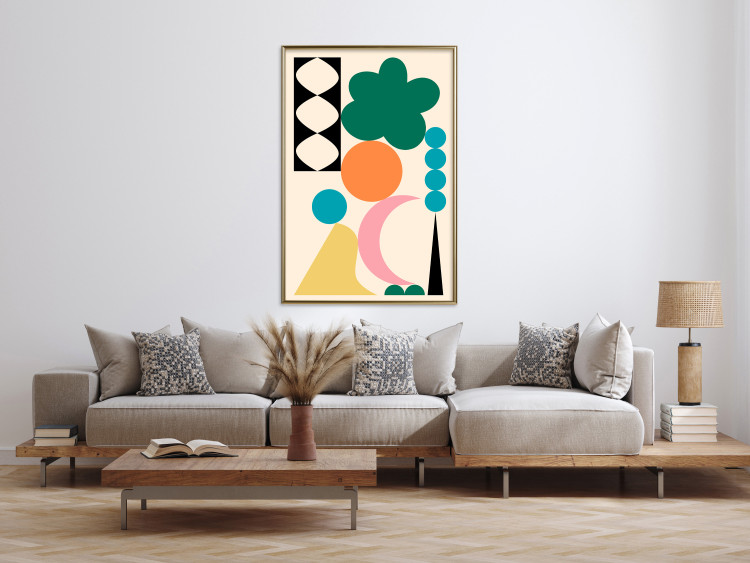 Poster Colorful Composition - Arrangement of Geometric Elements 149893 additionalImage 14