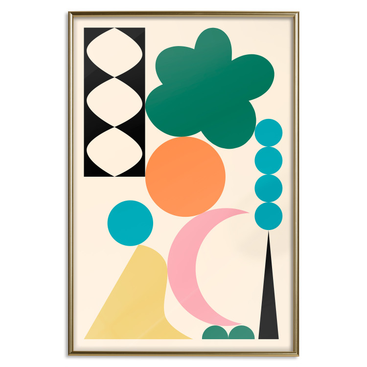 Poster Colorful Composition - Arrangement of Geometric Elements 149893 additionalImage 23