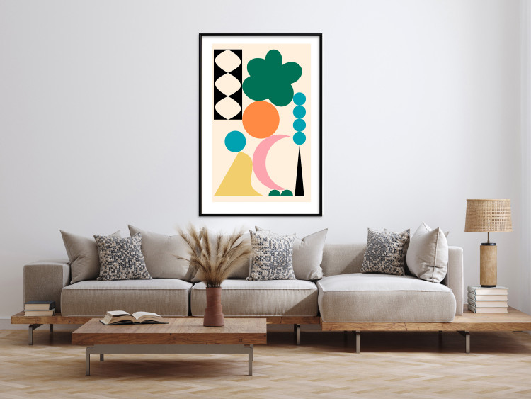 Poster Colorful Composition - Arrangement of Geometric Elements 149893 additionalImage 15