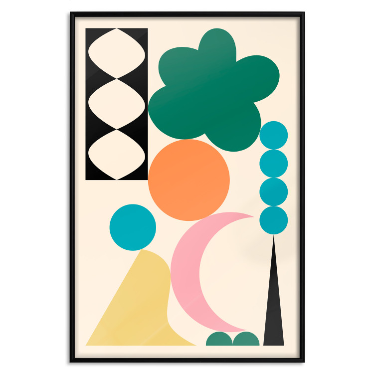 Poster Colorful Composition - Arrangement of Geometric Elements 149893 additionalImage 22