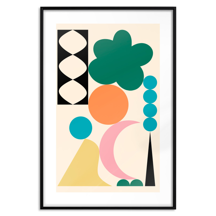 Poster Colorful Composition - Arrangement of Geometric Elements 149893 additionalImage 24