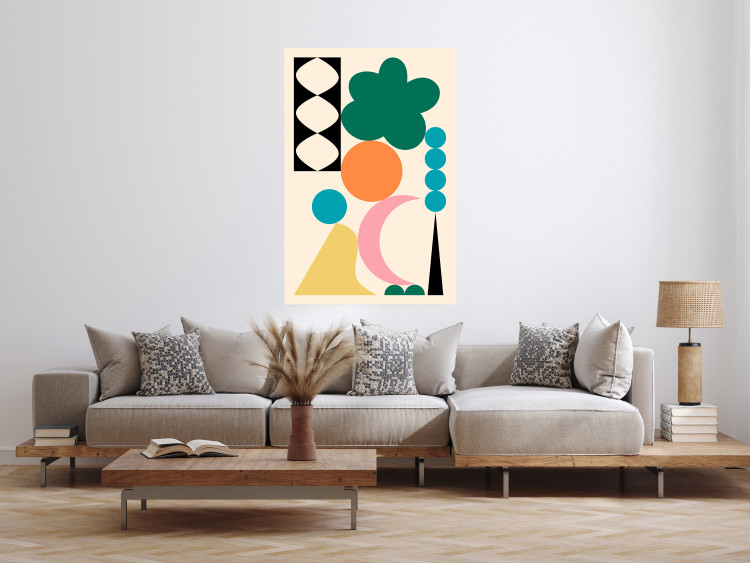 Poster Colorful Composition - Arrangement of Geometric Elements 149893 additionalImage 11