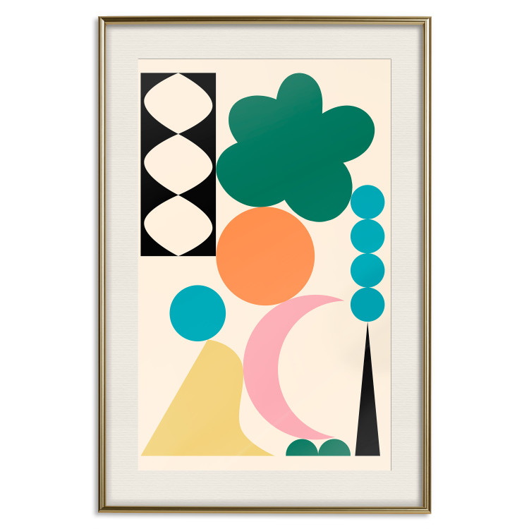 Poster Colorful Composition - Arrangement of Geometric Elements 149893 additionalImage 27