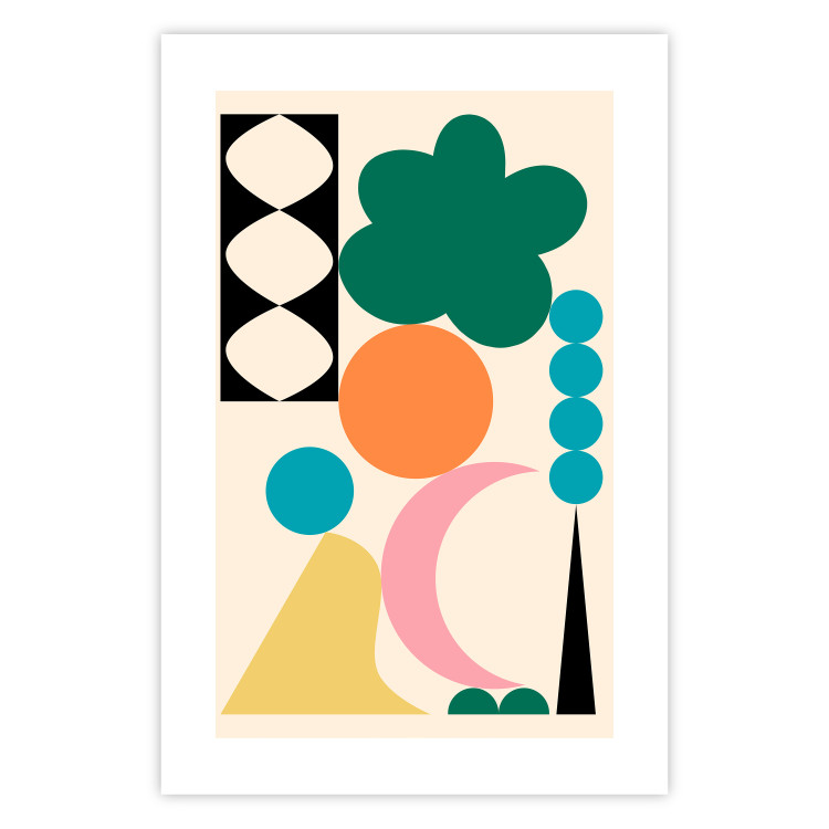Poster Colorful Composition - Arrangement of Geometric Elements 149893 additionalImage 19