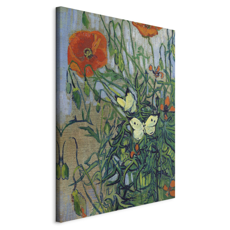 Art Reproduction Poppies and Butterflies 150393 additionalImage 2