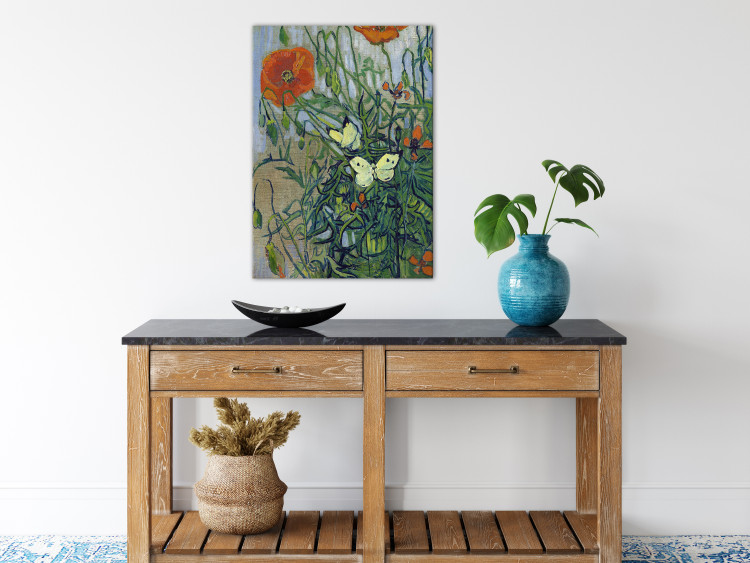 Art Reproduction Poppies and Butterflies 150393 additionalImage 5