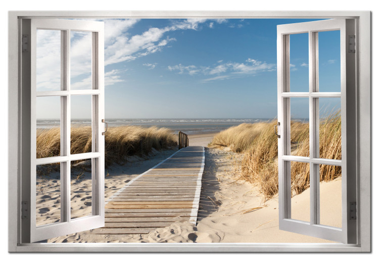 Print On Glass Window: Beach View [Glass] 150593 additionalImage 2