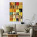 Large canvas print Abstract Squares - A Geometric Composition in Klimt’s Style [Large Format] 151093 additionalThumb 5