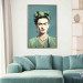 Poster Green Frida - Geometric and Minimalist Portrait of a Woman 152193 additionalThumb 2