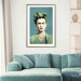 Poster Green Frida - Geometric and Minimalist Portrait of a Woman 152193 additionalThumb 14