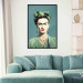 Poster Green Frida - Geometric and Minimalist Portrait of a Woman 152193 additionalThumb 12