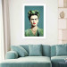 Poster Green Frida - Geometric and Minimalist Portrait of a Woman 152193 additionalThumb 10