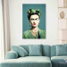Poster Green Frida - Geometric and Minimalist Portrait of a Woman 152193 additionalThumb 9
