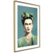 Poster Green Frida - Geometric and Minimalist Portrait of a Woman 152193 additionalThumb 7