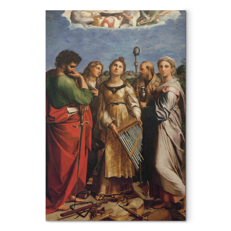 Art Reproduction Saint Cecilia with Paul, John the Evangelist, Augustine and Mary Magdalene 152893 additionalImage 7