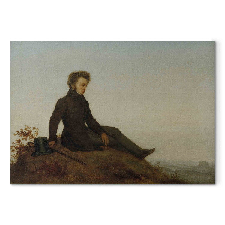 Reproduction Painting Herr auf einem Hügel 156293