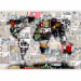 Wall Mural Street art and Banksy - map of the world in the form of a collage composed of murals 92593 additionalThumb 1