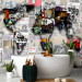 Wall Mural Street art and Banksy - map of the world in the form of a collage composed of murals 92593 additionalThumb 8