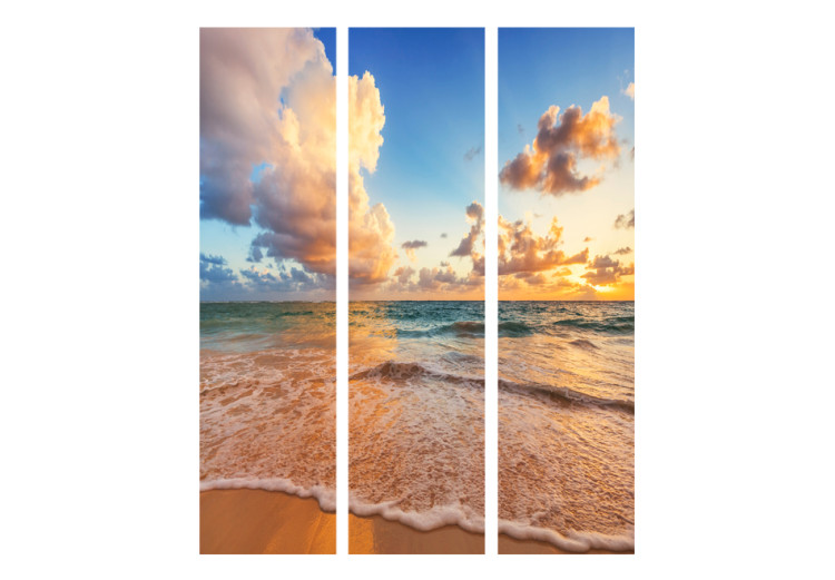 Folding Screen Morning by the Sea - sunrise landscape against the backdrop of the sea and waves 95393 additionalImage 3