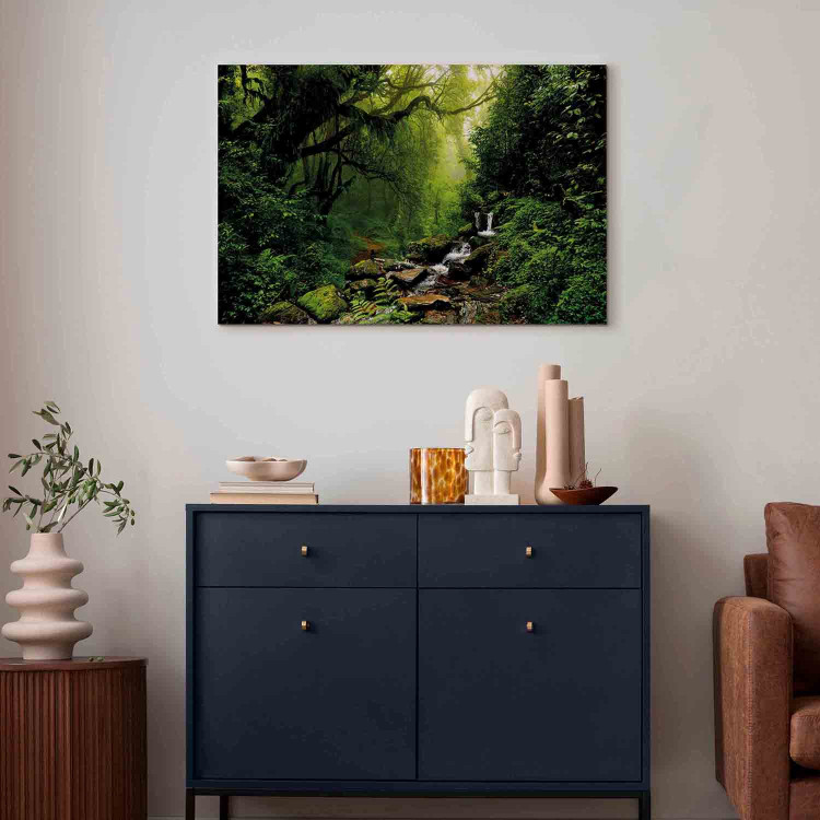 Canvas Waterfall in the Forest 98193 additionalImage 3