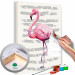 Paint by Number Kit Beautiful Flamingo 107504