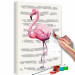 Paint by Number Kit Beautiful Flamingo 107504 additionalThumb 3