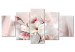 Canvas Dazzling Magnolias (5 Parts) Wide 107904