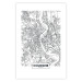 Poster Cologne Map - black and white map of the German city on a light background 114404 additionalThumb 25
