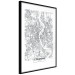 Poster Cologne Map - black and white map of the German city on a light background 114404 additionalThumb 13