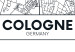 Poster Cologne Map - black and white map of the German city on a light background 114404 additionalThumb 9