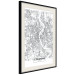 Poster Cologne Map - black and white map of the German city on a light background 114404 additionalThumb 3