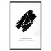 Wall Poster Zodiac signs: Capricorn - black and white star constellation and texts 114804 additionalThumb 15