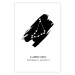 Wall Poster Zodiac signs: Capricorn - black and white star constellation and texts 114804 additionalThumb 25