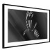 Poster Woman behind bars - black and white sensual composition with a female figure 115004 additionalThumb 13