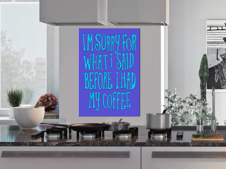 Canvas Print I'm Sorry For What I Said (1 Part) Vertical 116404 additionalImage 3