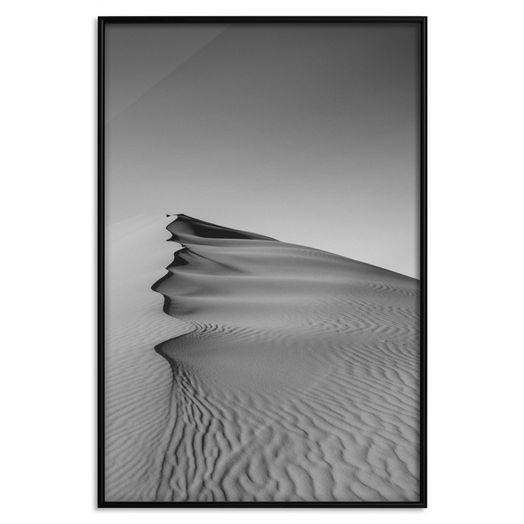 Wall Poster Desert in Morocco - black and white landscape amid hot sands 116504 additionalImage 18