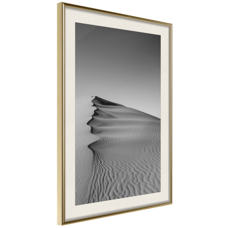 Wall Poster Desert in Morocco - black and white landscape amid hot sands 116504 additionalImage 2